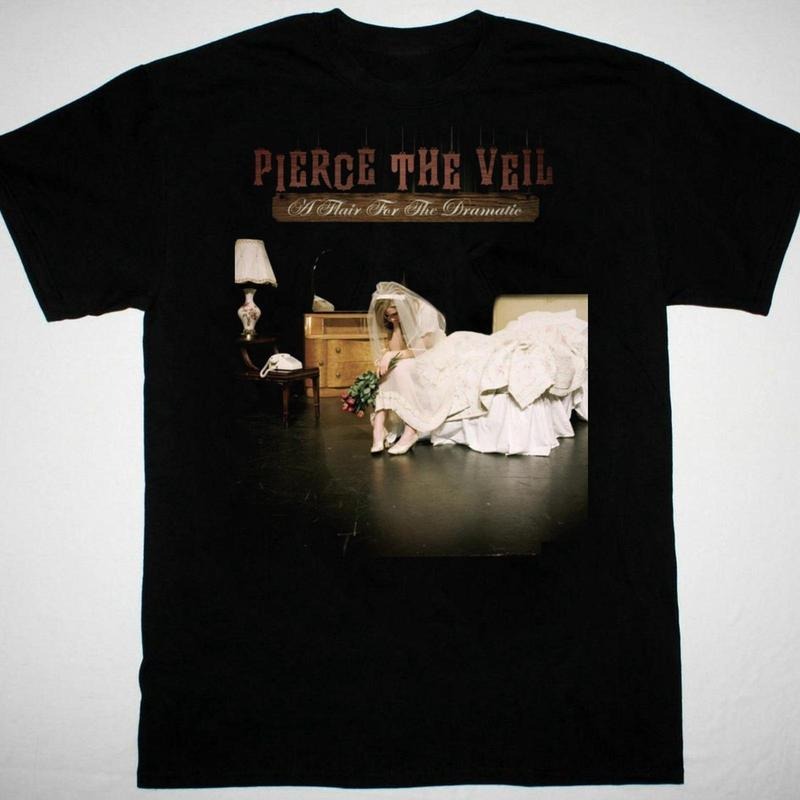 Pierce Veil Flair Dramatic Black Cotton All Sizes T-Shirts, Hoodie, Sweatshirt