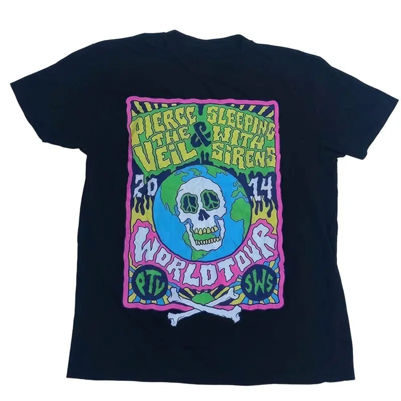 Pierce The Veil Unisex T-Shirt Collection Global Tour Tee Shirt For Fans Hoodie, Sweatshirt | HypeCrazeTee.com