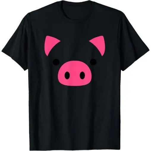 Pig Face Costume Funny Halloween T-Shirt Hoodie, Sweatshirt | HypeCrazeTee.com