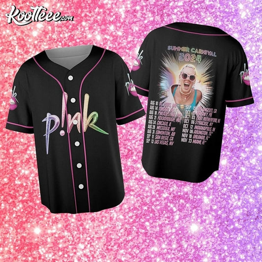 Pink Summer Carnival 2024 Tour Baseball Jersey
