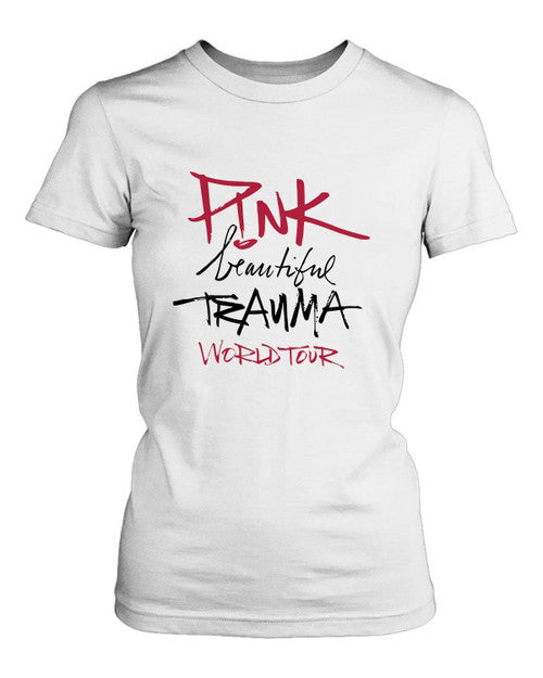 Pink Beautiful Trauma World Tour Women's T-Shirt Tee