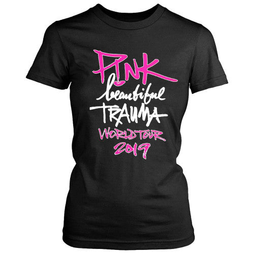 Pink Beautiful Trauma World Tour P!Nk Singer Women's T-Shirt Tee