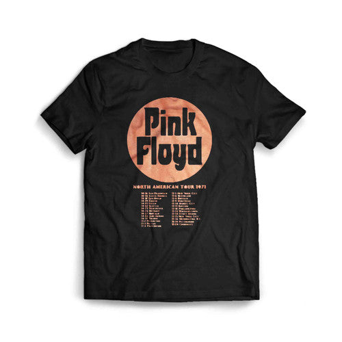 Pink Floyd North American Tour 1971 Men's T-Shirt Tee