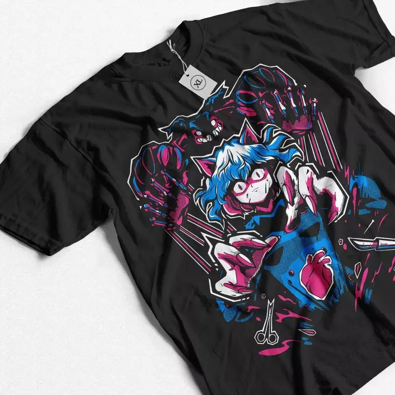 Pitou T-Shirt Hunter X Hunter Anime Manga HxH Killua Shirt Hisoka Gon Kite Tee Hoodie, Sweatshirt | HypeCrazeTee.com