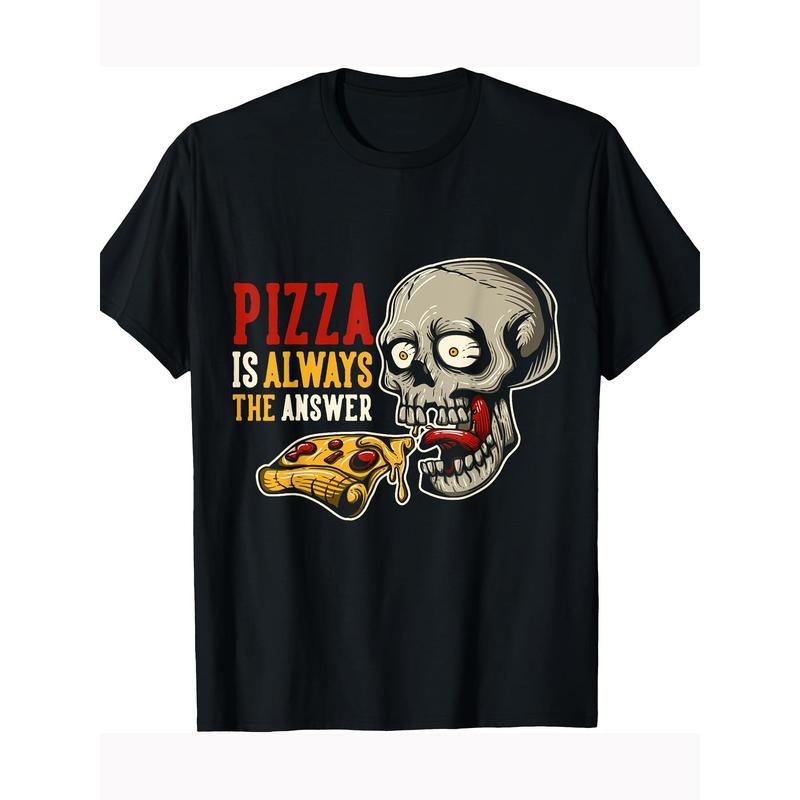 Pizza Is Always Answer 100% Cotton Made USA T-Shirts, Hoodie, Sweatshirt