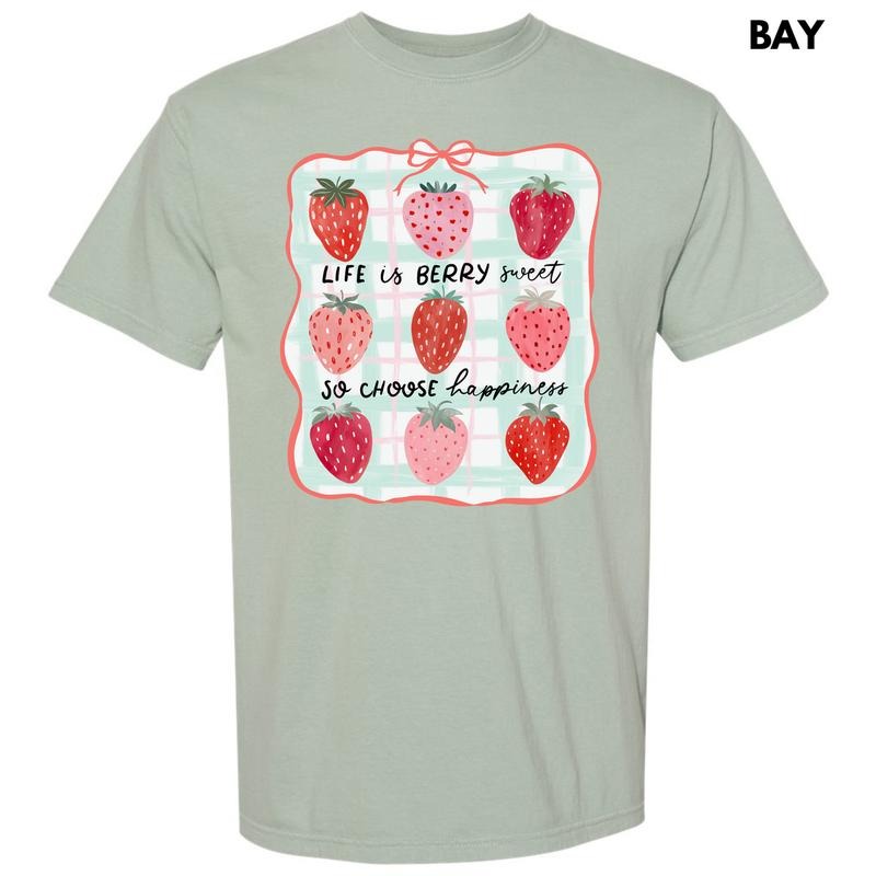 Plaid Straw-Berry Sweet Collage Comfort Colors T-Shirt 'NLB' Hoodie, Sweatshirt | HypeCrazeTee.com