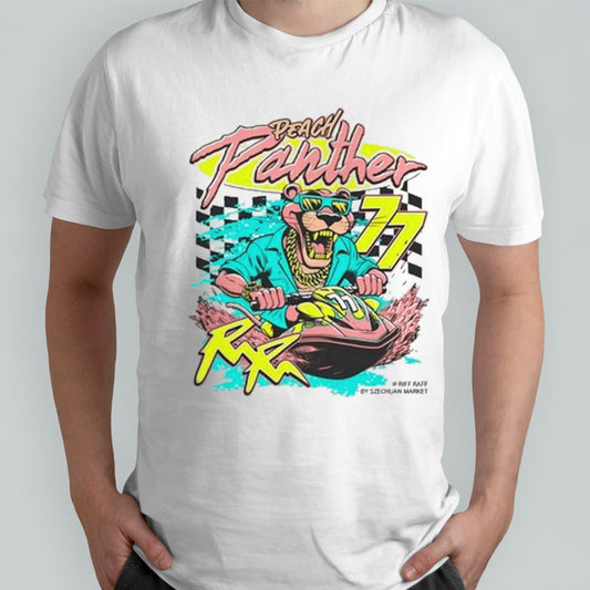 Planet Riff Raff Peach Panther Jet Ski X Szechuan Market Collab T-shirt