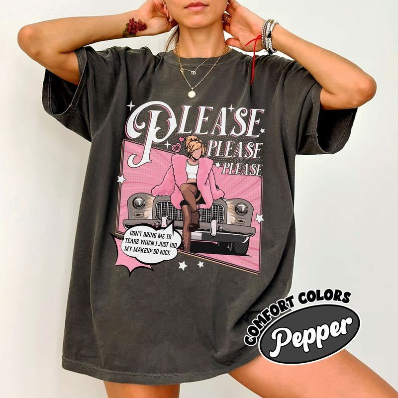 Please Please Please Comfort Colors Shirt, Sabrina Fan Tee, Concert Shirt, Short n' Sweet Womenswear Hoodie, Sweatshirt