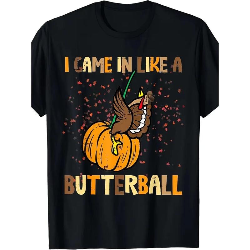 Plus Size Cotton, Men's Creative Top, Casual Short Sleeve Crew Neck T-shirt, Men's Clothing For Halloween Made in USA...