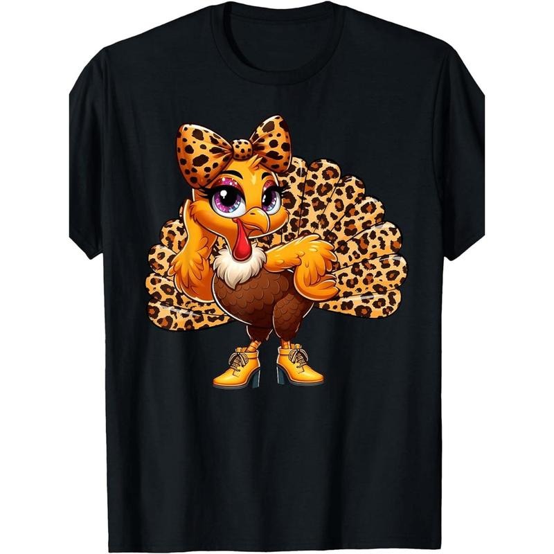 Plus Size, Women'S Plus Size Funny Turkey Costume T-Shirt