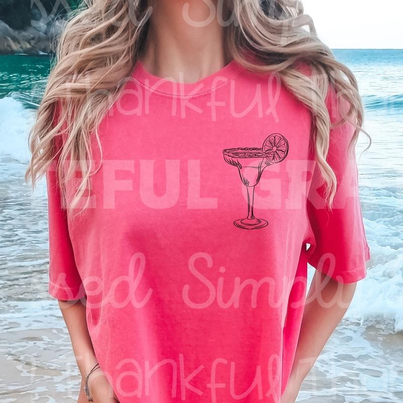 Margarita Sippin' W/ Pocket Patch DTF Transfers - THIS IS NOT A SHIRT Hoodie, Sweatshirt | HypeCrazeTee.com