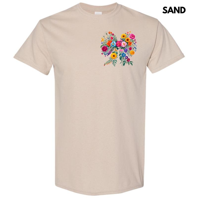 Pocket Size - Blooming Big Bow Gildan Short Sleeve T-Shirt 'NLB' Hoodie, Sweatshirt | HypeCrazeTee.com