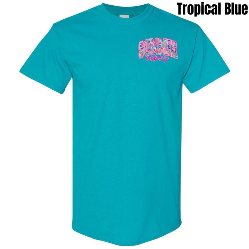 Pocket Size - Blooming Summer Vibes Gildan Short Sleeve T-Shirt 'NLB' Hoodie, Sweatshirt | HypeCrazeTee.com