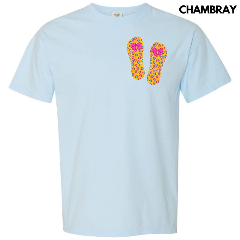 Pocket Size - Flip Flop Cheetah Comfort Colors T-Shirt 'NLB' Hoodie, Sweatshirt | HypeCrazeTee.com