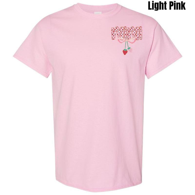 Pocket Size - Mimi Strawberry Coquette Gildan Short Sleeve T-Shirt 'NLB' Hoodie, Sweatshirt | HypeCrazeTee.com