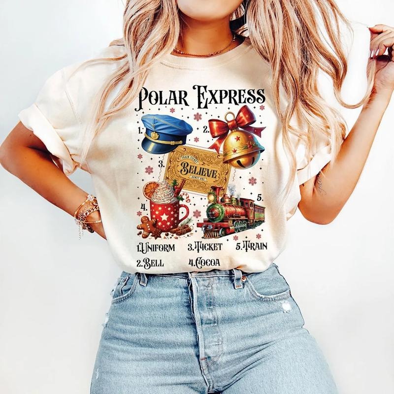 Polar Express Christmas Movie Sweatshirt, All Abroad Admit One Shirt, North Pole Polar Express Sweater, Christmas Polar...
