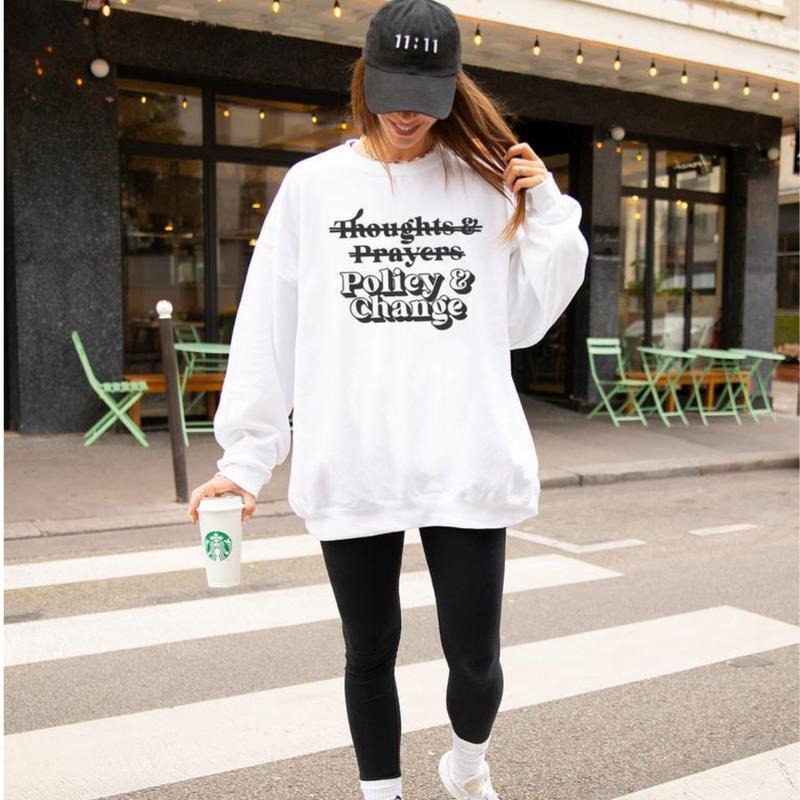 Policy and Change Sweatshirt, Hoodie, T-Shirt, For Women girlblackhoodie | HypeCrazeTee.com