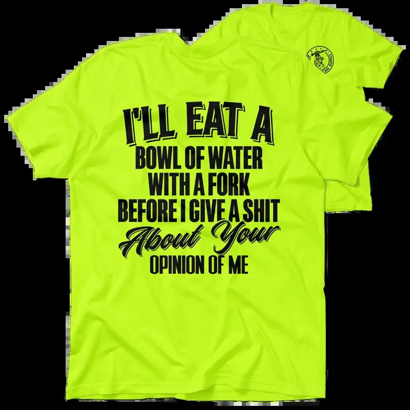 Opinion of me - Hi Visibility Safety Yellow Work T-Shirt Jersey Menswear Men's 30-Day Guarantee Cotton/Poly Blend |...