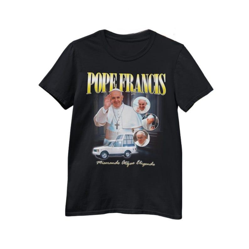 Pope Francis Vicar Christ Catholic 90 Christian Vatican Shirt Faith T-Shirts, Hoodie, Sweatshirt