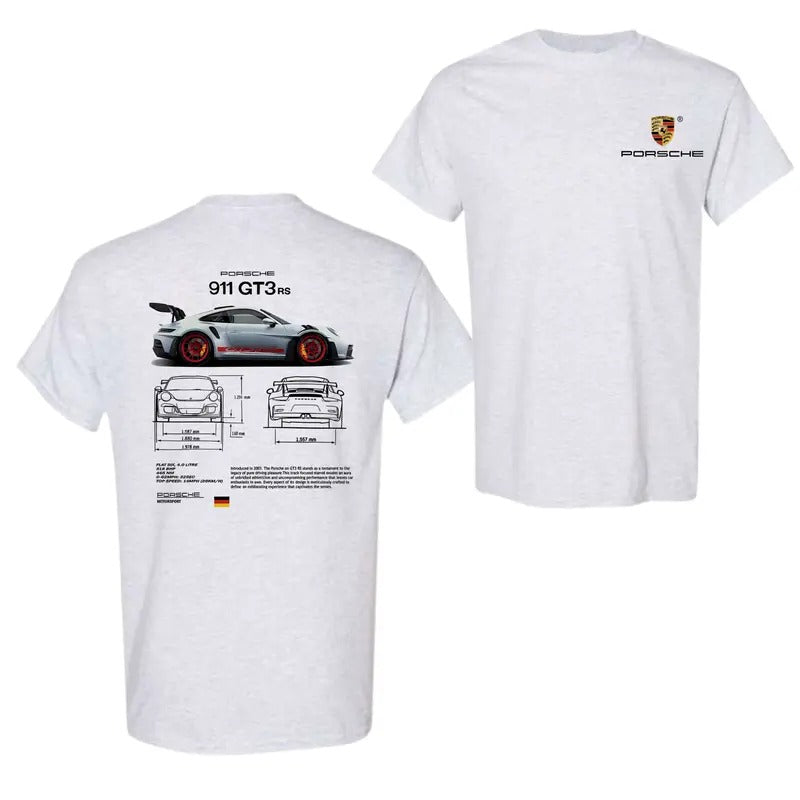 Porsche 911 GT3 RS Aesthetic T-Shirt, Porsche 911 T-Shirt For Men And Women Hoodie, Sweatshirt | HypeCrazeTee.com