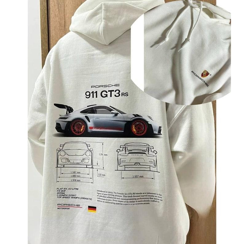 Porsche 911 GT3 RS Aesthetic Tshirt, Porsche 911 GT3 RS 2 side Tshirt Hoodie, Sweatshirt | HypeCrazeTee.com