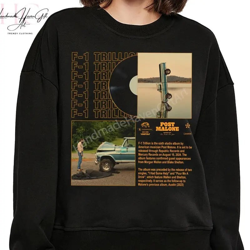Posty Rap Shirt, The F-1 Trillion Album Sweatshirt, Vintage Posty Graphic Shirt, Gift For Woman and Man Unisex T-Shirt Hoodie