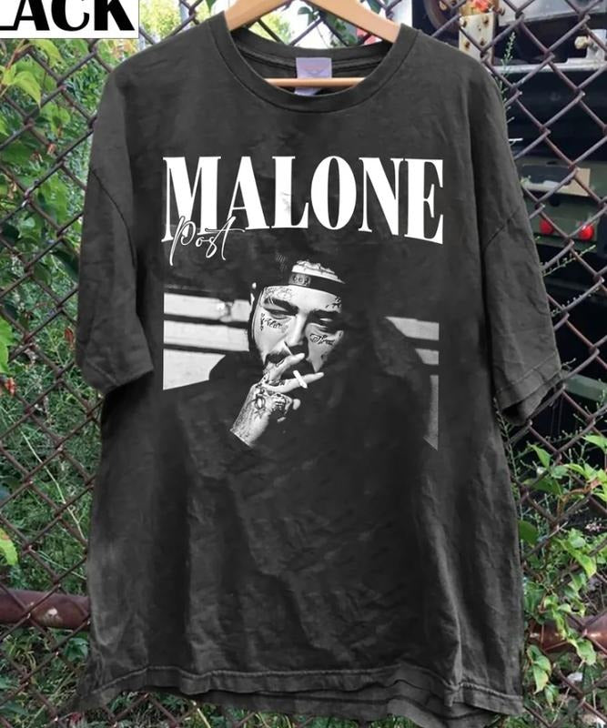 Postyy Rap Music Merch Shirt, Malone T Shirt Rap 90s Tee, Malone Tour Rapper Shirt Hoodie, Sweatshirt | HypeCrazeTee.com