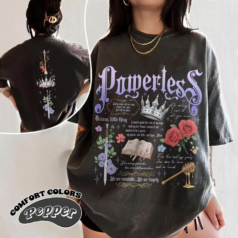 Powerless Book T-Shirt, Kai Azer I Love You Shirt, The Powerless Trilogy Sweatshirt, Reckless Shirt, Romance Novel Shirt...