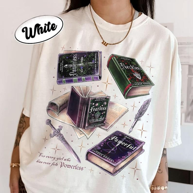 Powerless Series Lauren Roberts T-Shirt, Kai Azer & Paedyn Gray Shirt, Fantasy Bookish Shirt, Powerful Book Shirt,...