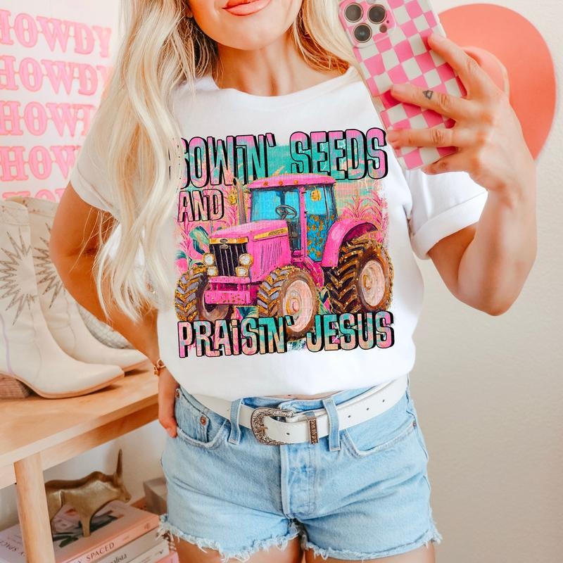 Praisin' Jesus DTF Transfers - THIS IS NOT A SHIRT Hoodie, Sweatshirt | HypeCrazeTee.com