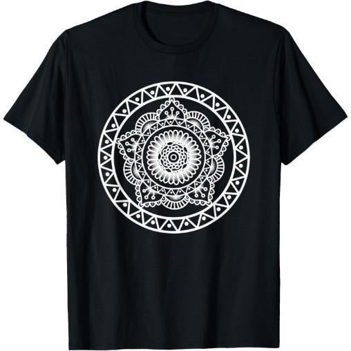 Prana Art Sacred Geometry Vibration Yoga Mandala T-Shirt Made in USAstyle{n002}2 Hoodie, Sweatshirt | HypeCrazeTee.com