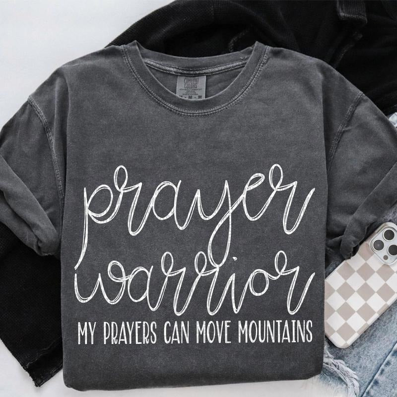 Prayer Warrior DTF Transfers - THIS IS NOT A SHIRT Hoodie, Sweatshirt | HypeCrazeTee.com