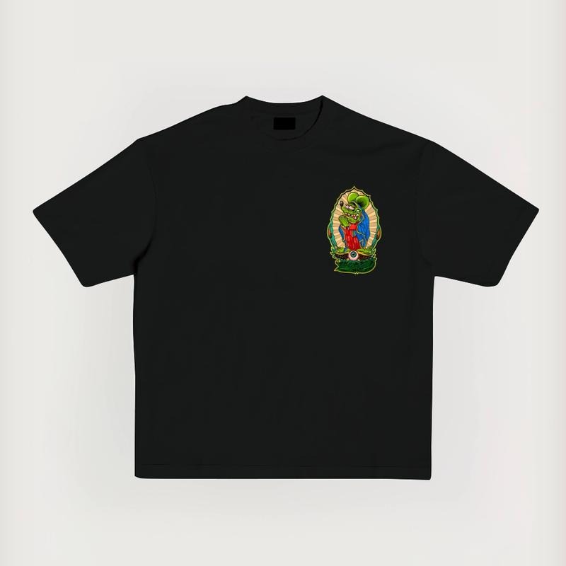 Praying Virgin Mary  Unisex Summer outfits men streetwear 80s 90s graphic tees cotton Anime funny tshirt men gifts...