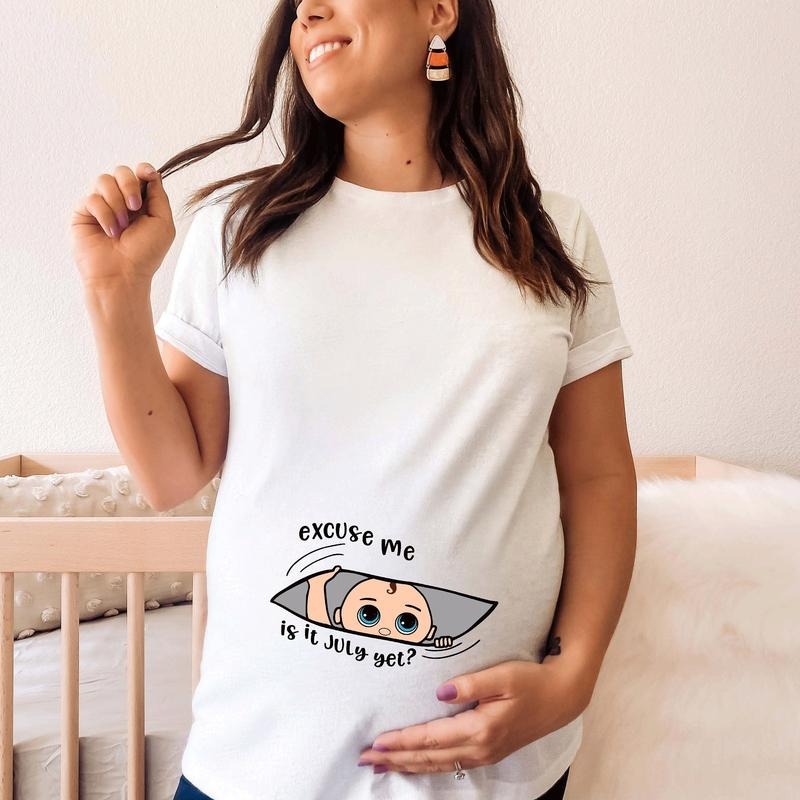 Pregnancy Announcement Shirt, Maternity Clothing, Pregnant Outfits, Maternity Clothes, Baby Bump Tee, Maternity Top...