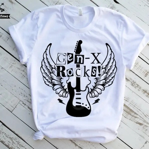 Premium  Gen X Rocks | Gen X | Generation X | Rock Music shirt Hoodie, Sweatshirt | HypeCrazeTee.com