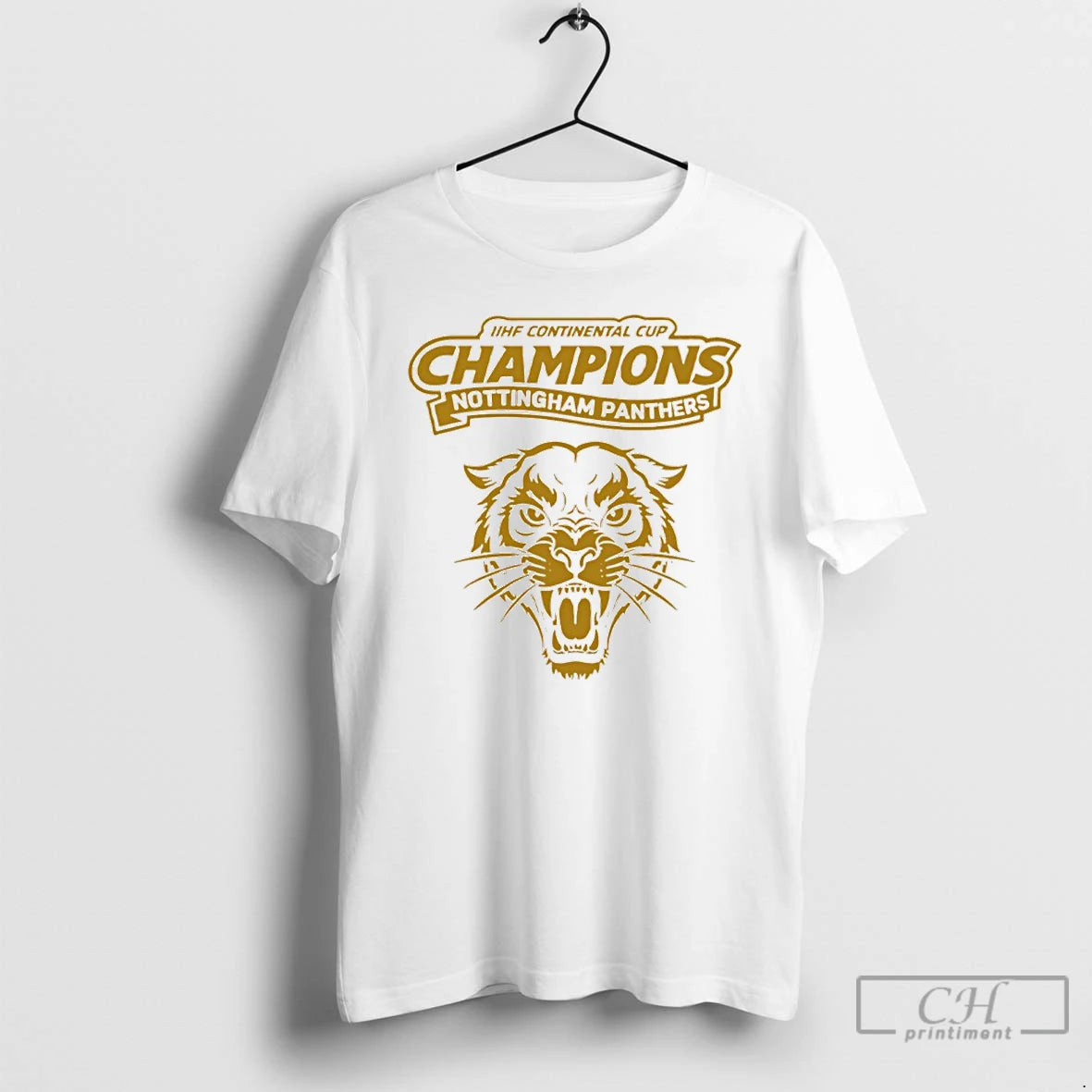 Premium 2026 Iihf Continental Cup Champions Nottingham Panthers Mascot T-Shirts, Hoodie, Sweatshirt | HypeCrazeTee.com