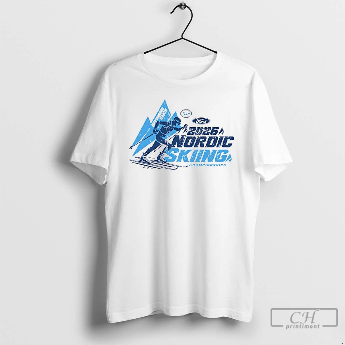 Premium 2026 Wyoming State Ford Nordic Skiing Championships T-Shirts, Hoodie, Sweatshirt | HypeCrazeTee.com