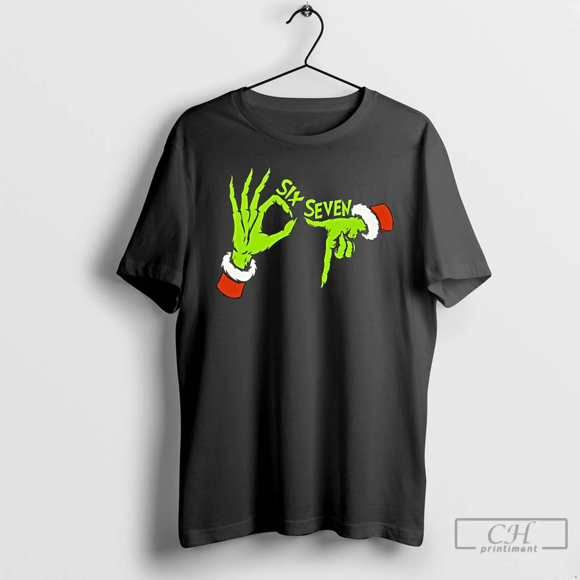 Premium 67 Grinch Hands Christmas T-Shirts, Hoodie, Sweatshirt | HypeCrazeTee.com