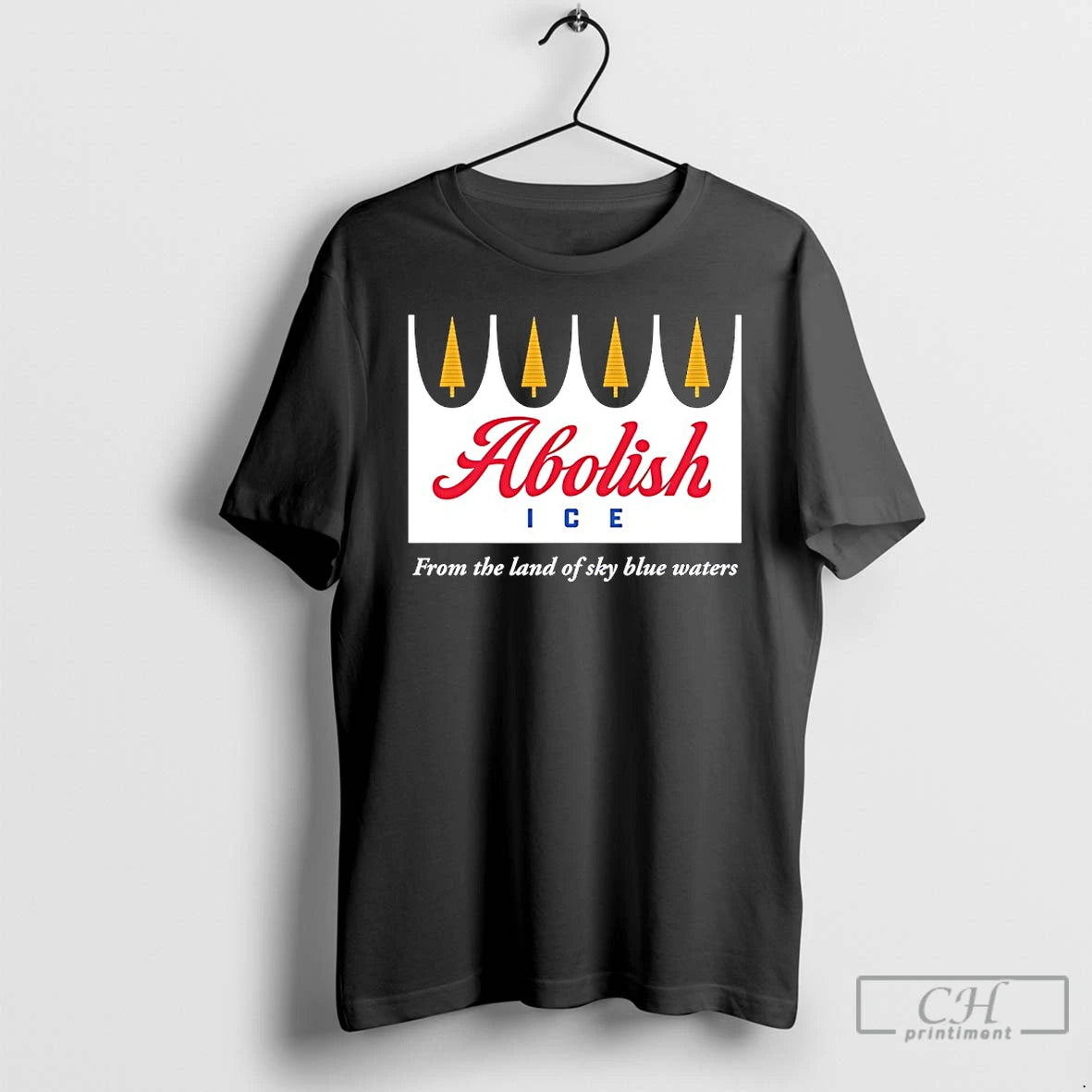 Premium Abolish Ice In Minnesota From The Land Of Sky Blue Waters T Shirts Sweater Hoodie, Sweatshirt | HypeCrazeTee.com