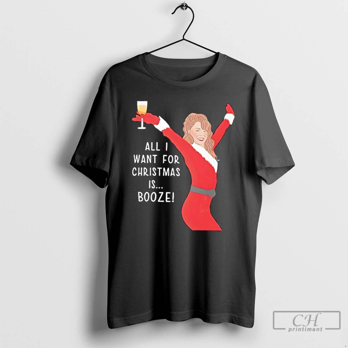 Premium All I Want For Christmas Is Booze T-Shirts, Hoodie, Sweatshirt | HypeCrazeTee.com