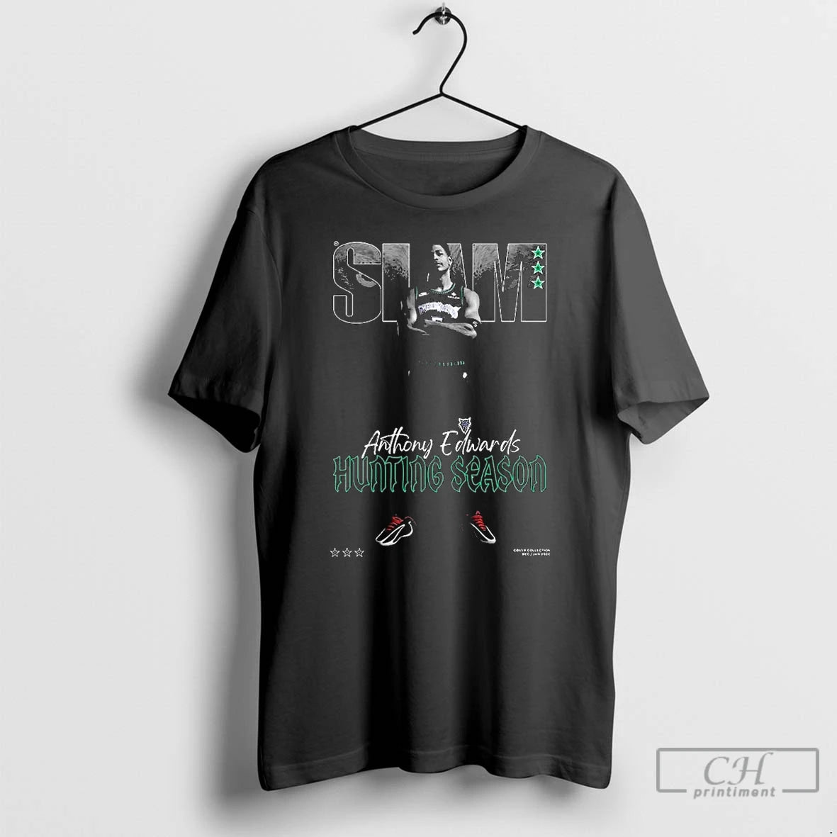 Premium Anthony Edwards Minnesota Timberwolves Slam Cover T-Shirts, Hoodie, Sweatshirt | HypeCrazeTee.com