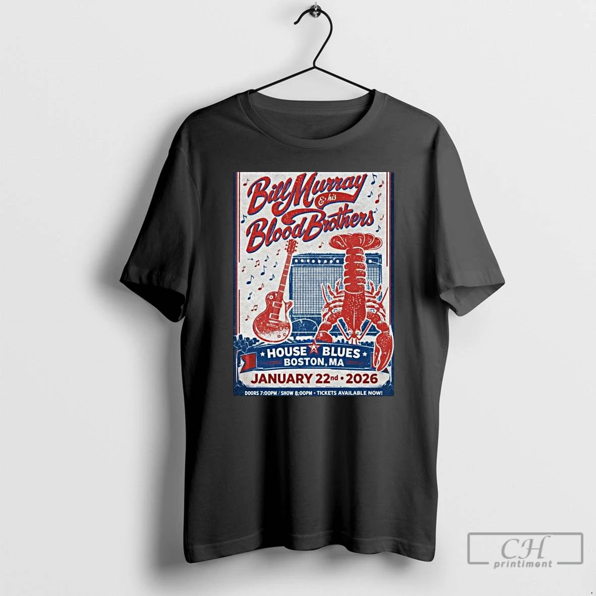 Premium Bill Murray His Blood Brothers Jan 22 2026 Boston Ma T-Shirts, Hoodie, Sweatshirt | HypeCrazeTee.com