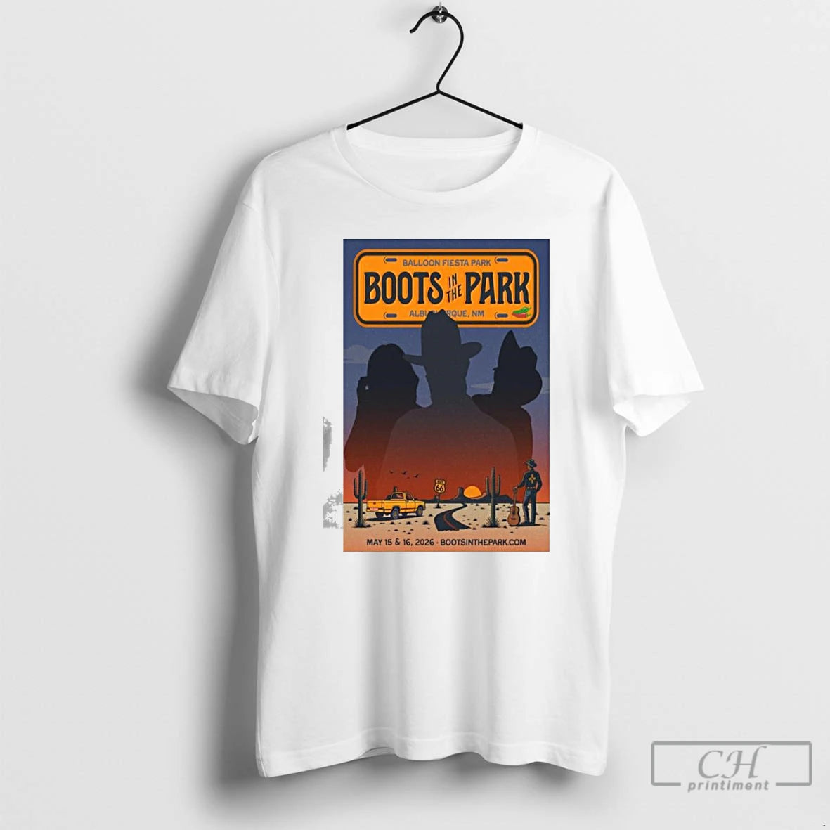 Premium Boots In The Park Albuquerque Nm May 15 16 2026 Concert T Shirts Sweater Hoodie, Sweatshirt | HypeCrazeTee.com