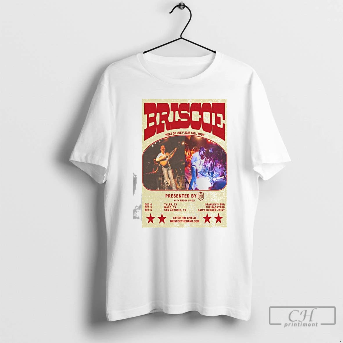 Premium Briscoe Heat Of July 2025 Fall Tour T-Shirts, Hoodie, Sweatshirt | HypeCrazeTee.com