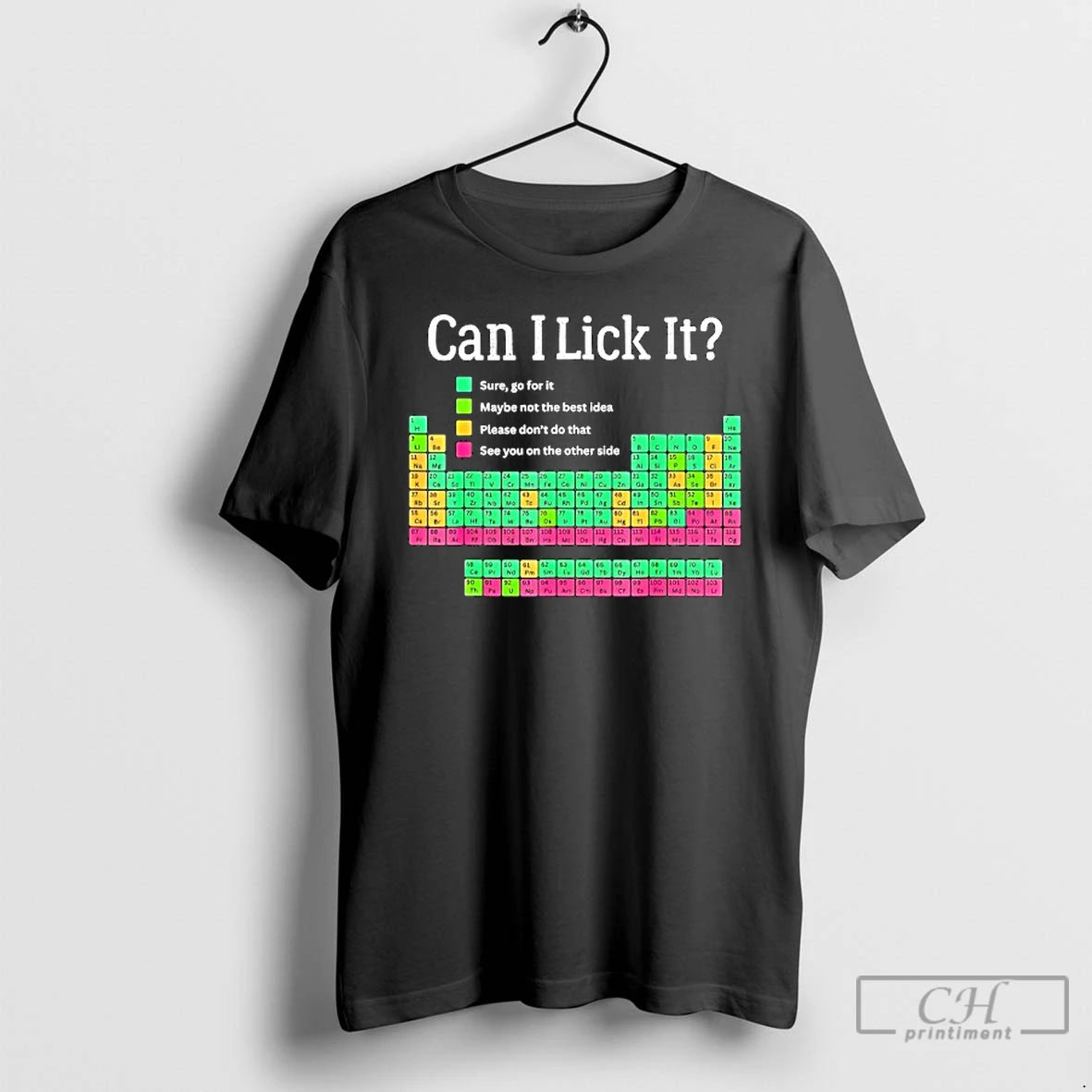 Premium Can I Lick It Periodic Table T Shirts