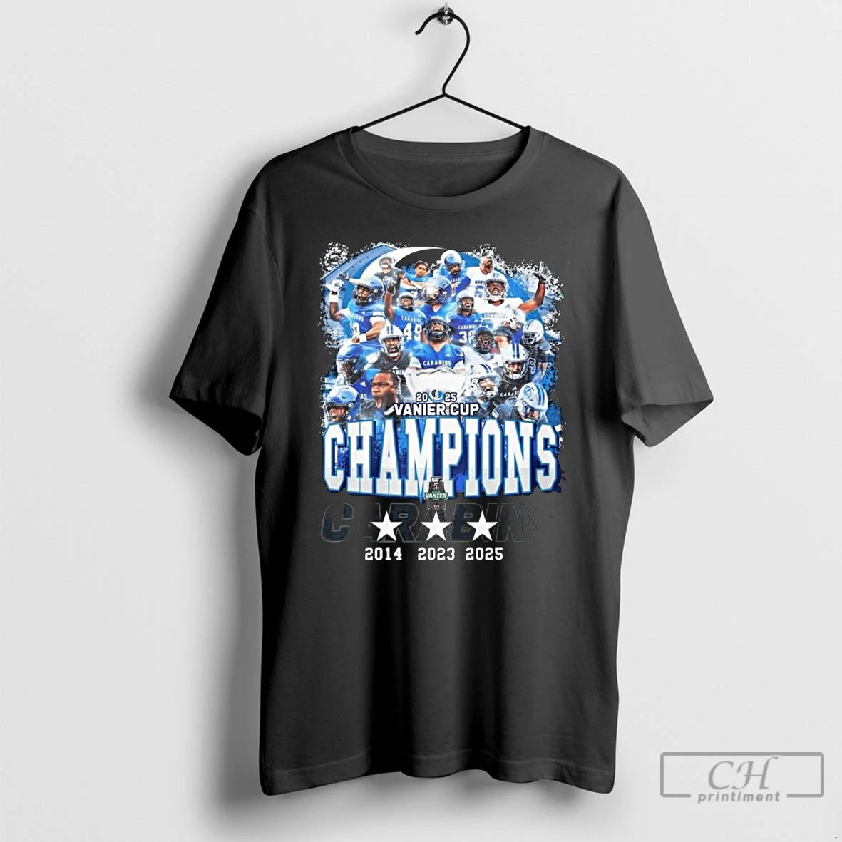 Premium Carabins Football 2025 Vanier Cup Champions 2014 2023 2025 T-Shirts, Hoodie, Sweatshirt | HypeCrazeTee.com