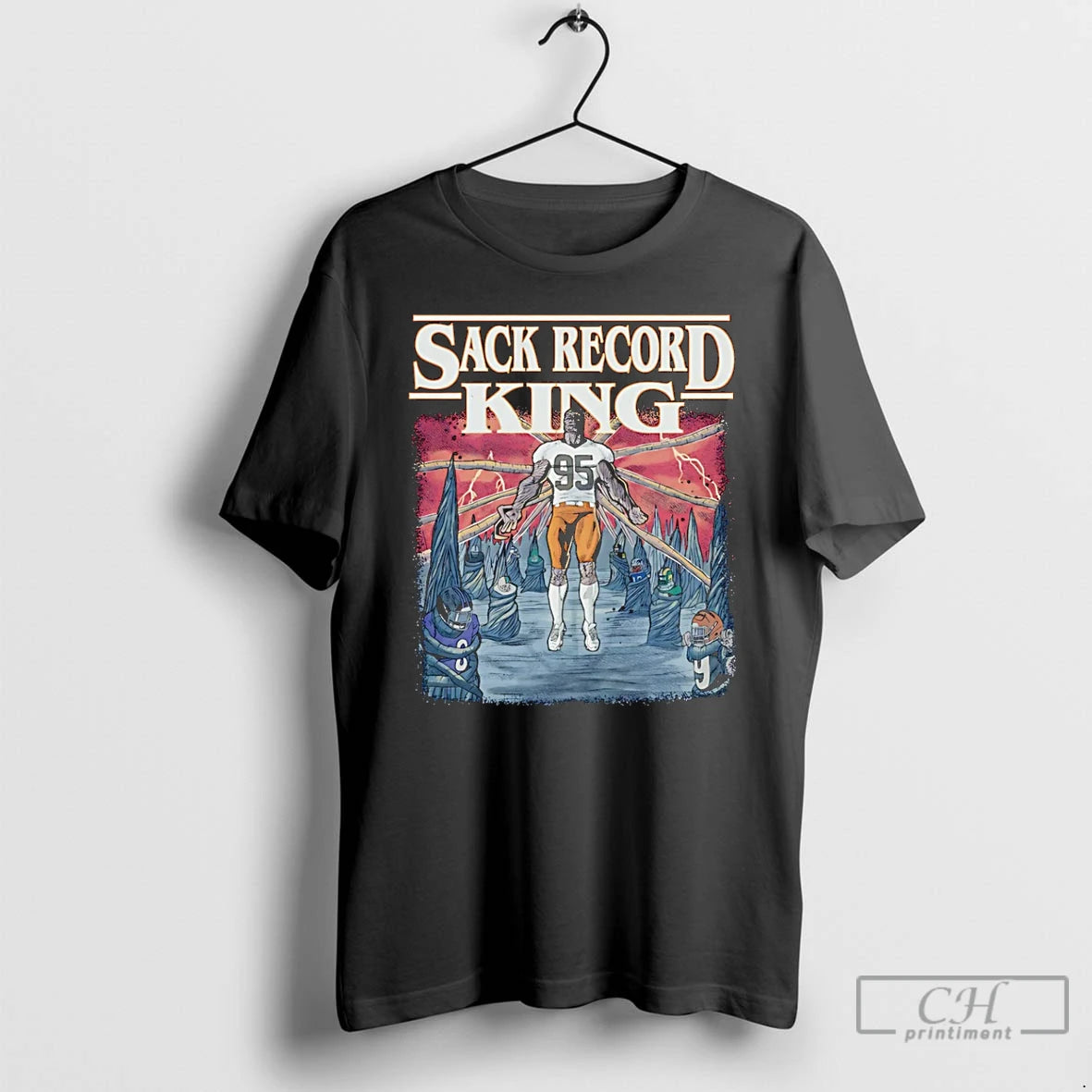 Premium Cleveland Browns Sack Record King Comic T-Shirts, Hoodie, Sweatshirt | HypeCrazeTee.com