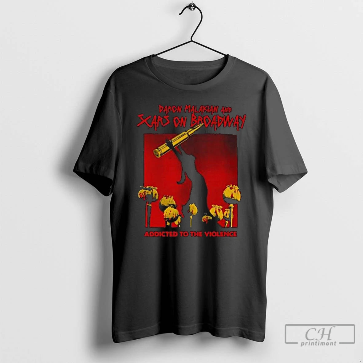Premium Daron Malakian And Scars On Broadway Addicted To The Violence T-Shirts, Hoodie, Sweatshirt | HypeCrazeTee.com