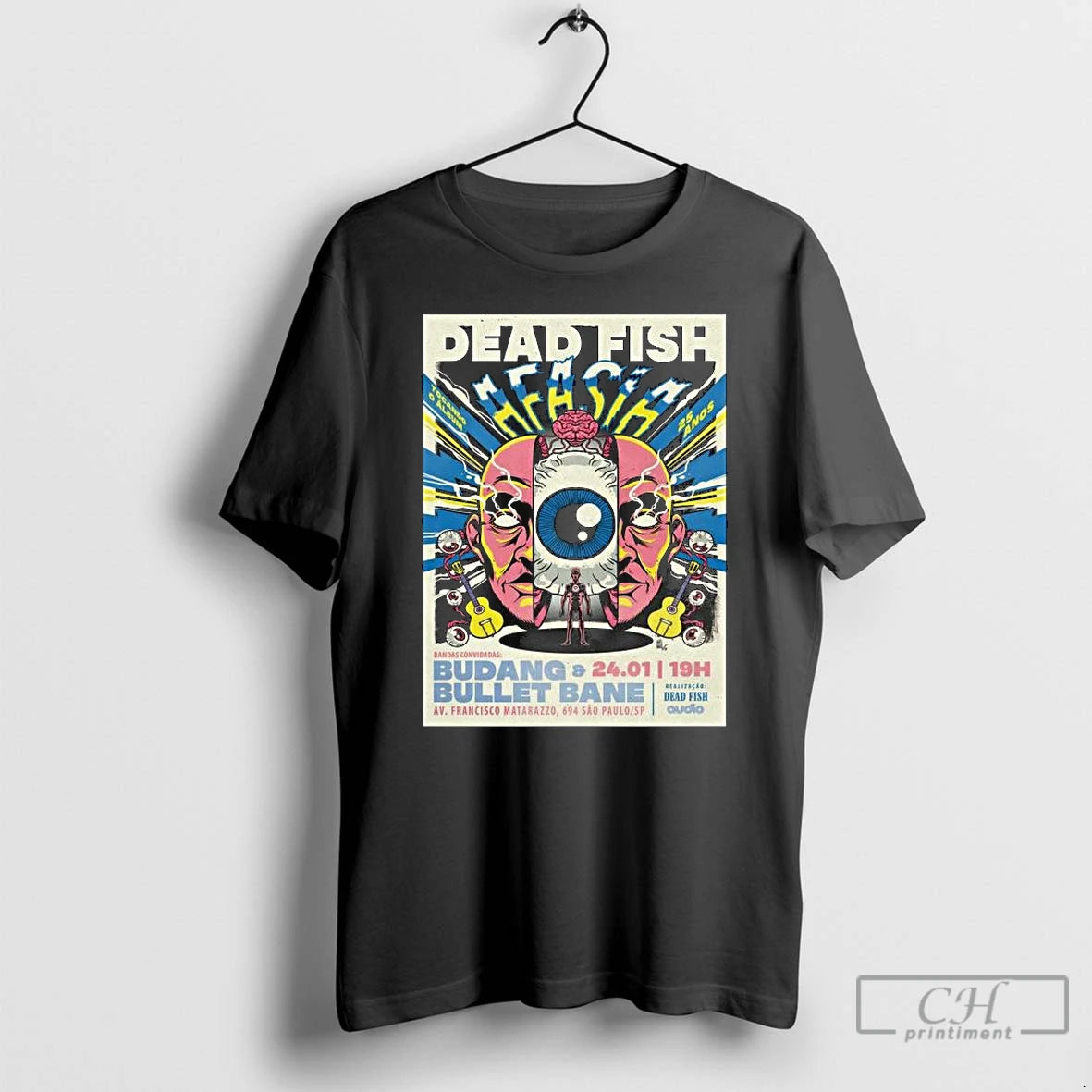 Premium Dead Fish Jan 24 2026 Sao Paulo Brazil T-Shirts, Hoodie, Sweatshirt | HypeCrazeTee.com