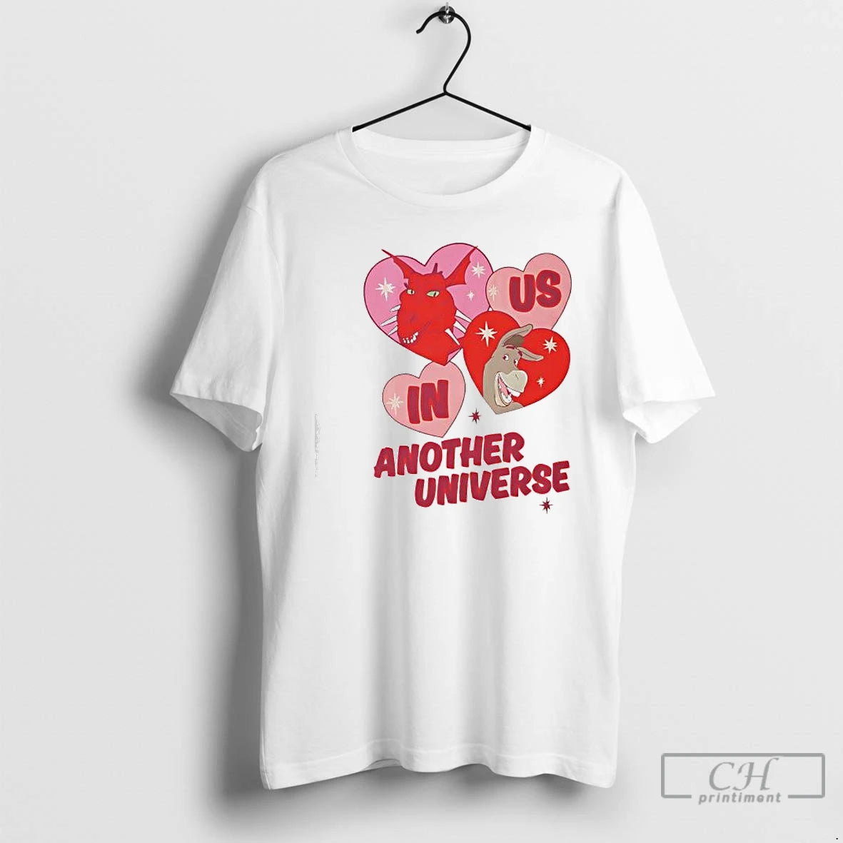 Premium Donkey And Shrek Us In Another Universe Graphic T-Shirts, Hoodie, Sweatshirt | HypeCrazeTee.com